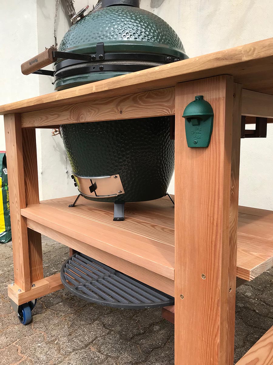 Big Green Egg Tisch eigenbau do it yourself