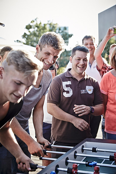 Grillieren unter Freunden