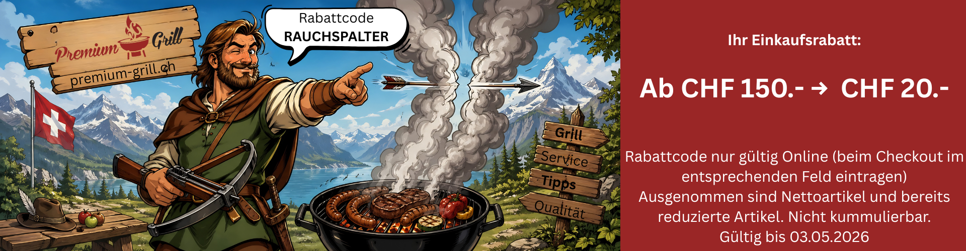 Grill Aktionspreise Weber Big Green Egg und Napoleon