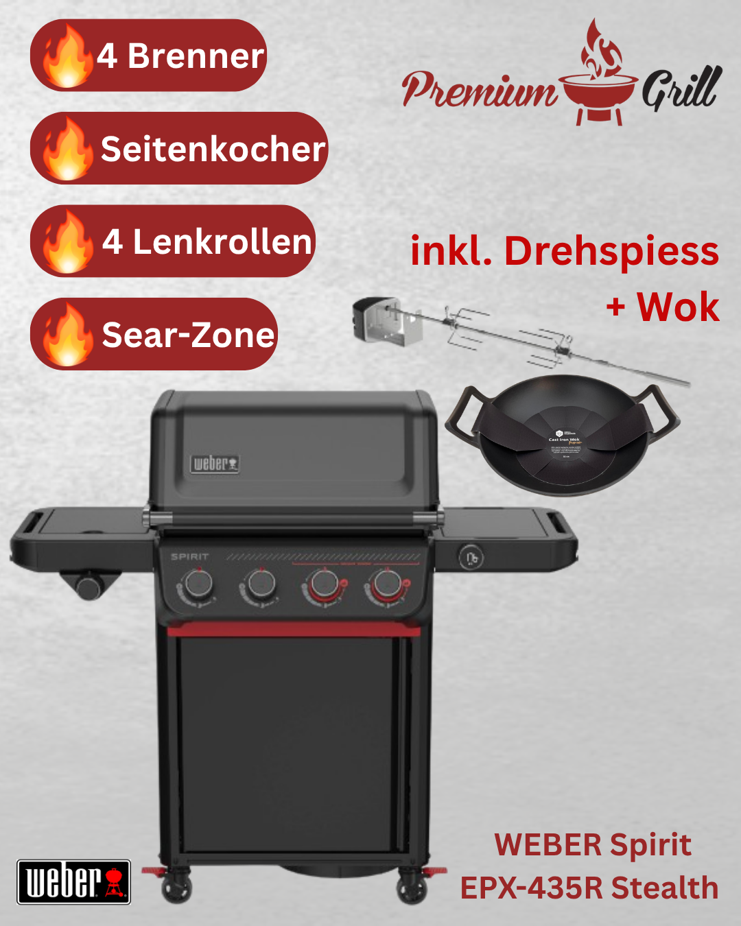 Weber Spirit Stealth Aktion Schweiz